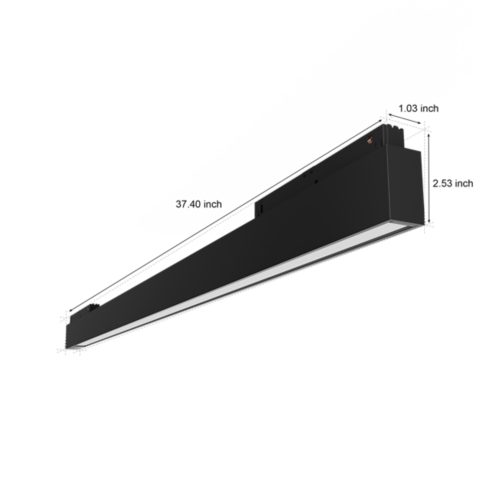 Hue Perifo Track Light - Linear Light Bar - Black - White and